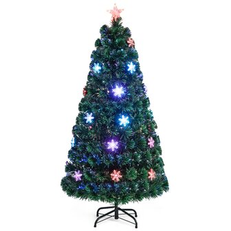 Kerstboom met glasvezel