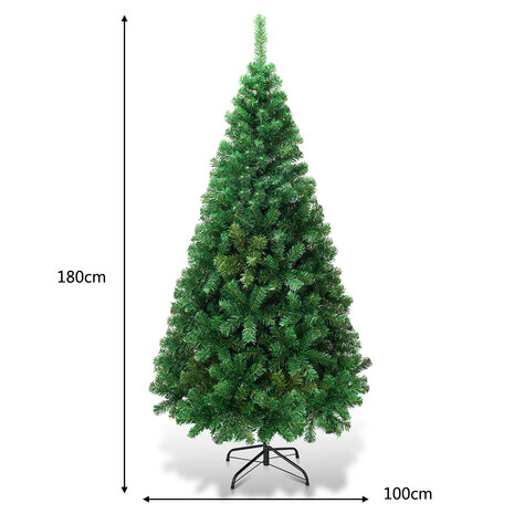 Kerstboom 180 cm groen - Kunstkerstboom - Kerstmis