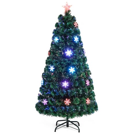 Kerstboom met glasvezel